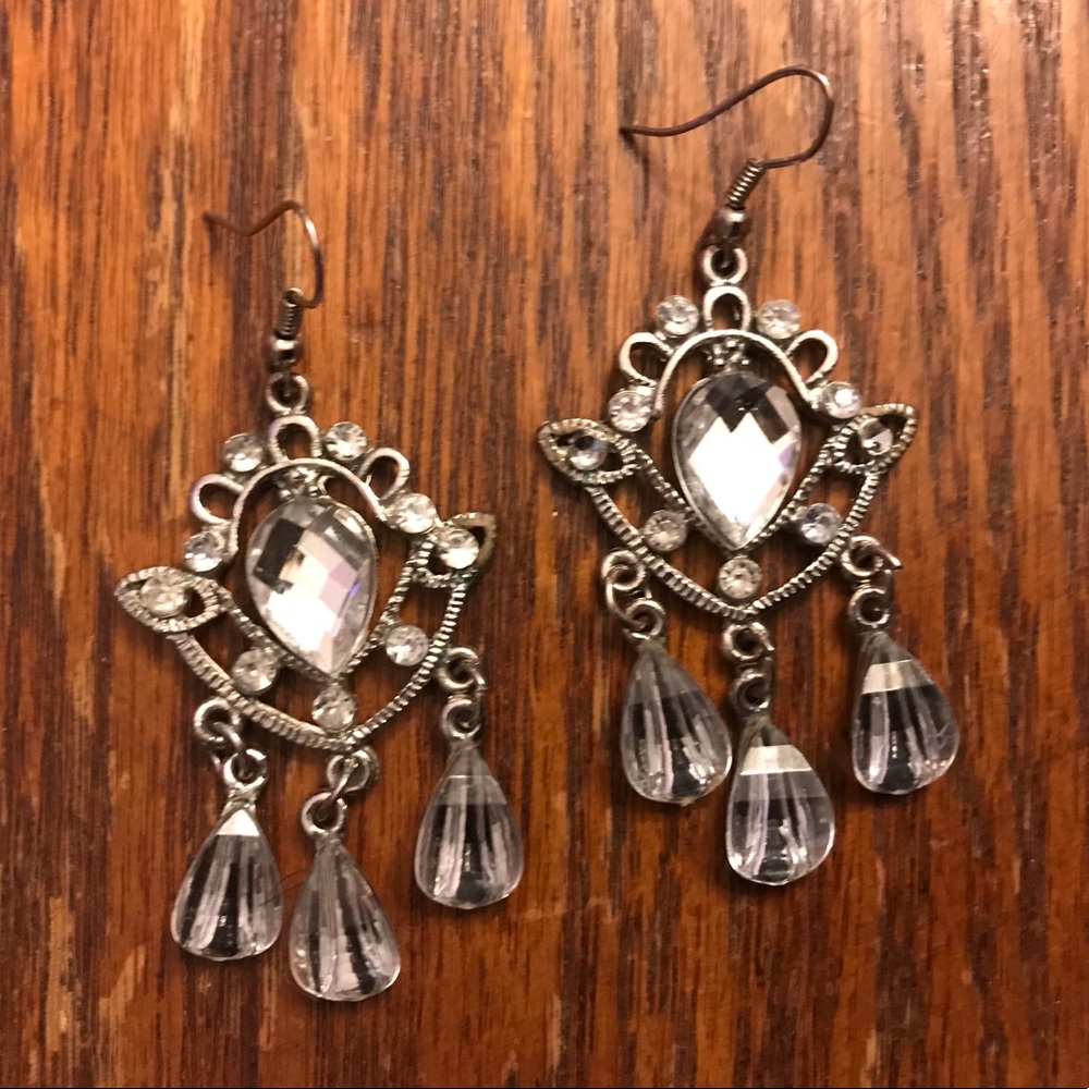 Hanging earrings